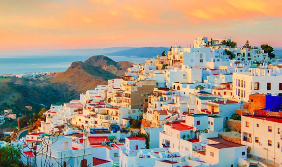 A picture of the iconic Mojacar pueblo